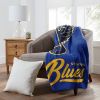 Blues OFFICIAL NHL "Signature" Raschel Throw Blanket; 50" x 60"