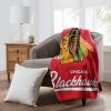 Blackhawks OFFICIAL NHL "Signature" Raschel Throw Blanket; 50" x 60"